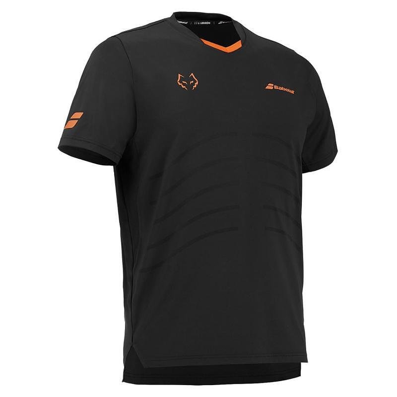 Babolat REPLICA JUAN LEBRON men's T-shirt - black, stylish padel and tennis gear with comfort and freedom of movement