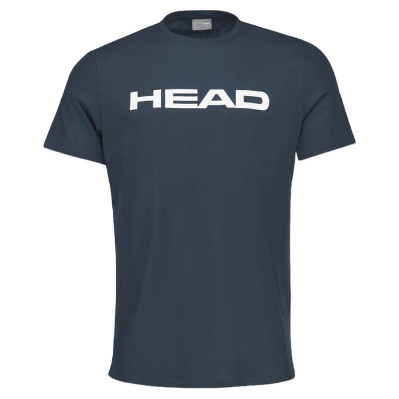 Мъжка тениска HEAD CLUB Ivan / 811033 - NV, тъмносиня тениска HEAD с лого и кръгло деколте
