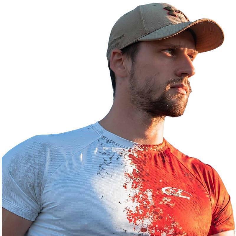 Men's PRO CONDITIONING T-shirt - black camouflage-Copy