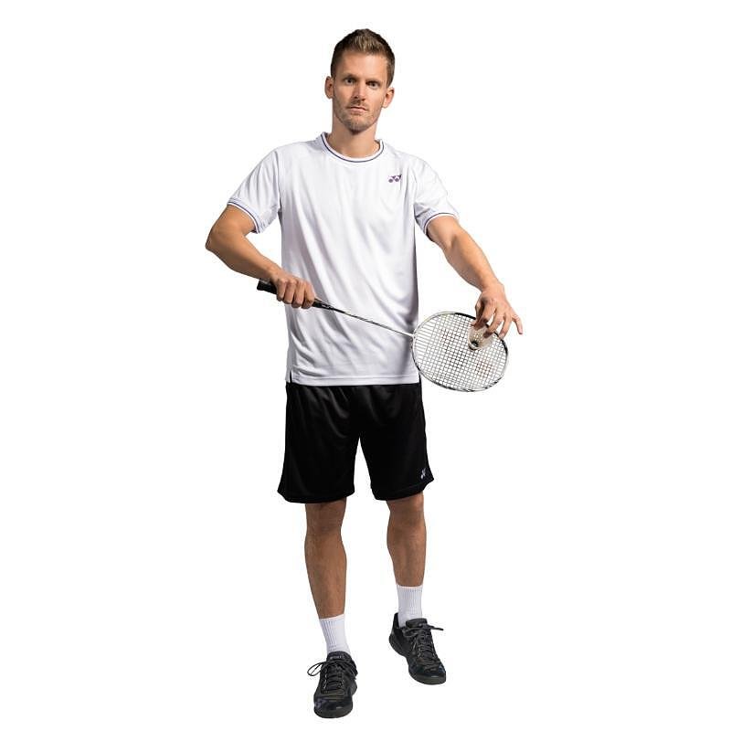 Men's Yonex 10561 Wimbledon White T-shirt – a sporty tennis model with high comfort and a stylish design