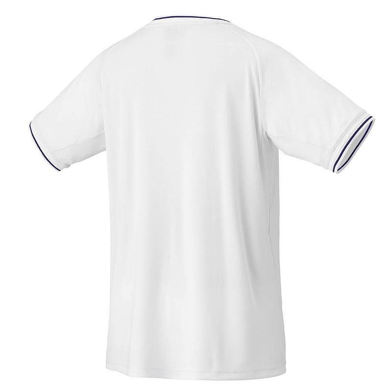 Men's Yonex 10561 Wimbledon White T-shirt – white sports T-shirt with comfort and style for the court