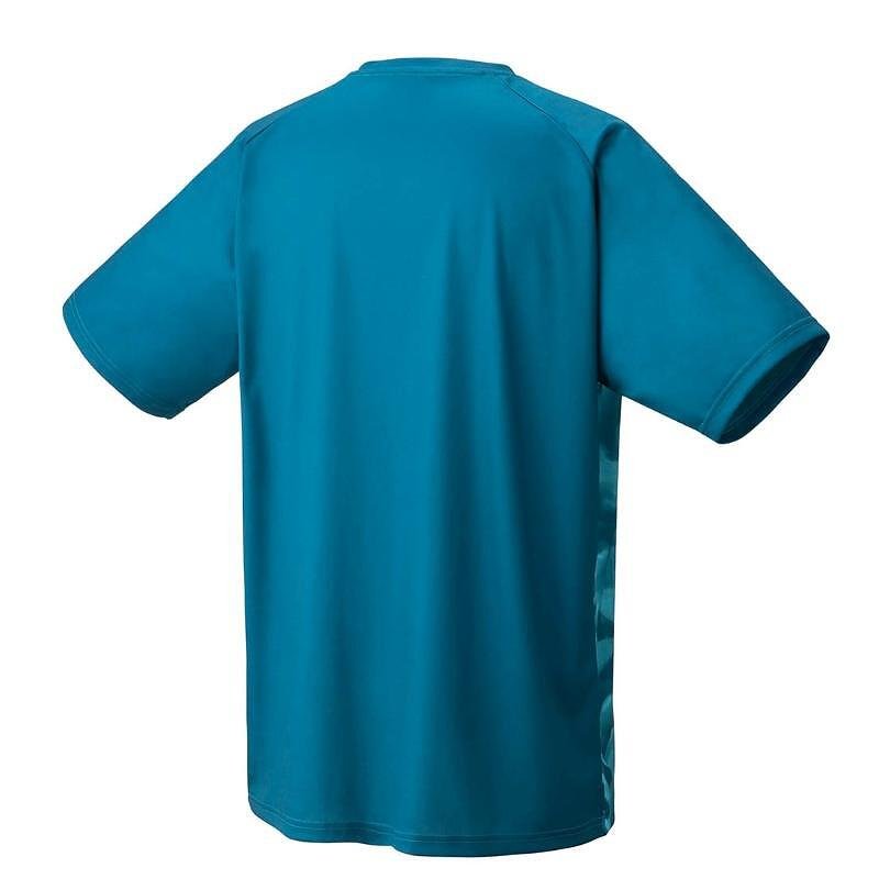 Men's Yonex CREW NECK SHIRT Blue Green - lightweight, breathable, and UV protection for comfort on the court
