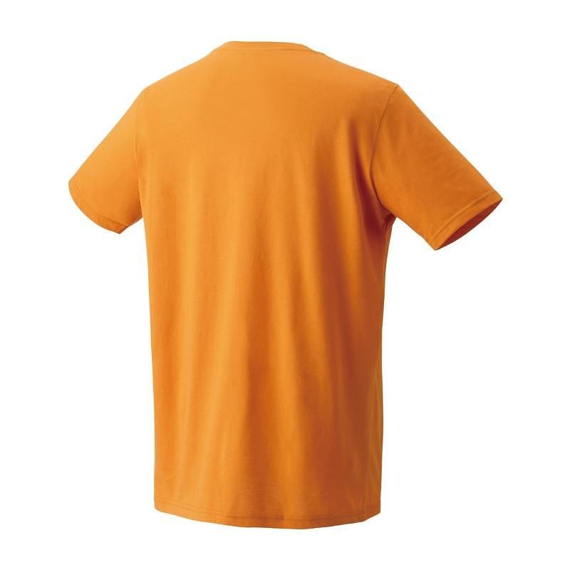 Yonex Mustard men's T-shirt in mustard color, lightweight and breathable for sport, tennis, and active comfort.