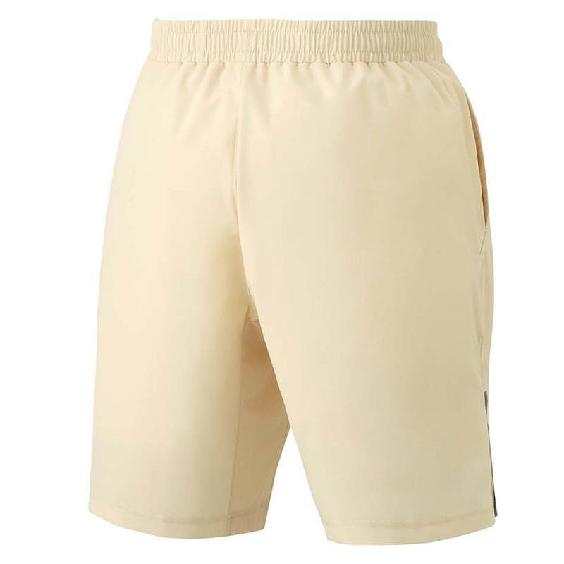 Men's Yonex 15163 RG Sand Beige shorts – sports shorts in sand beige for comfort on the court