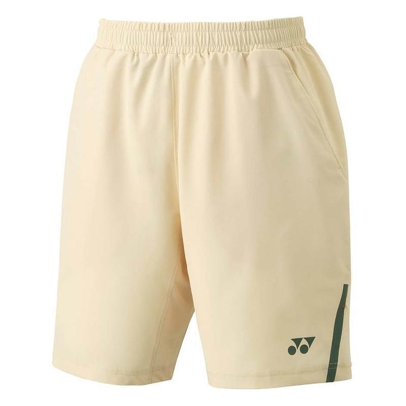 Men's Yonex 15163 RG Sand Beige shorts - sand beige sports shorts for tennis and comfort on the court
