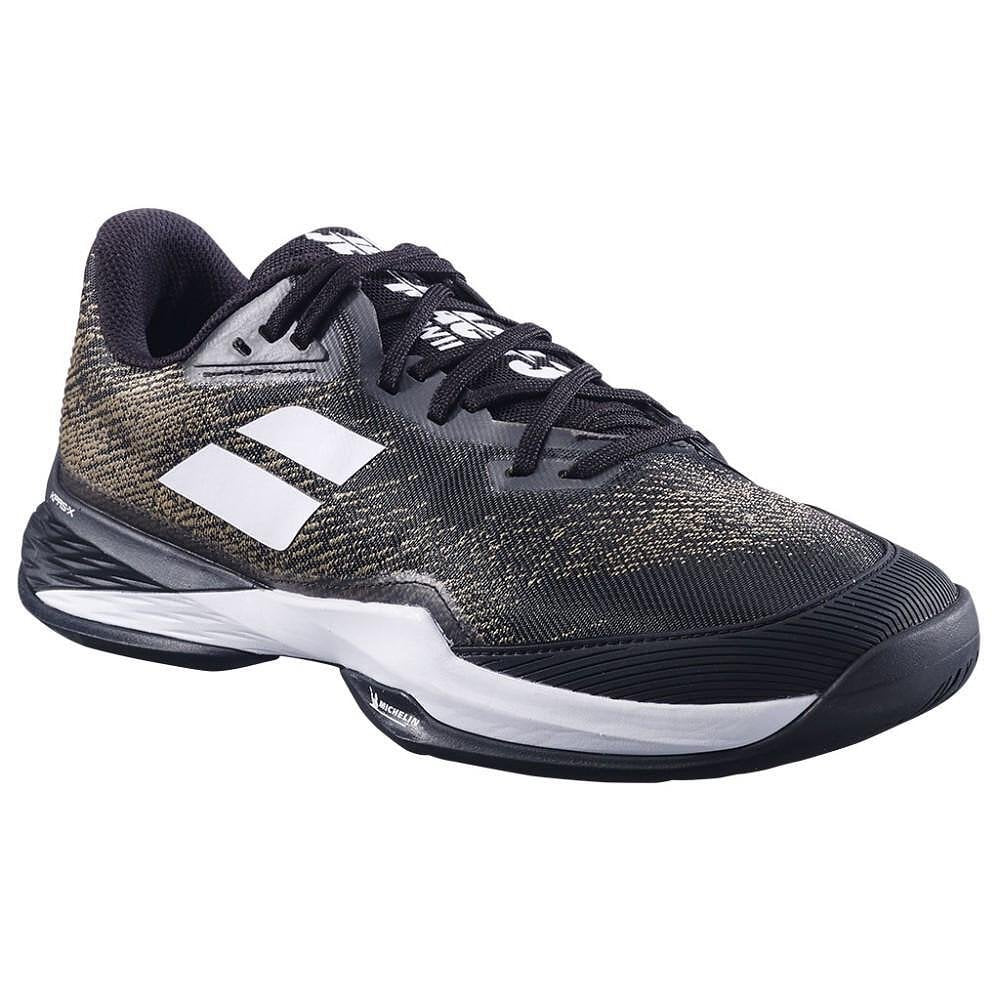 Pantofi sport bărbătești Babolat JET MACH 3 ALL COURT - black, white pentru tenis pe all courts, ușori și stabili, cu confort inovator.