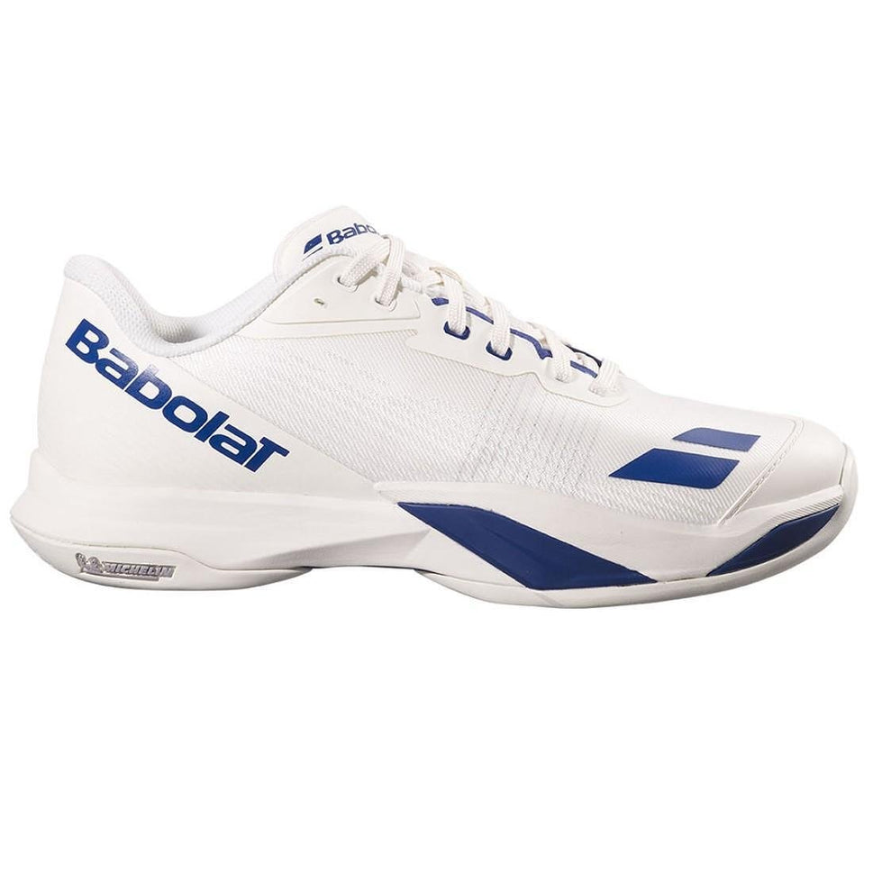Pantofi de tenis pentru bărbați Babolat Jet Mach 4 AC Cream/Dark Blue