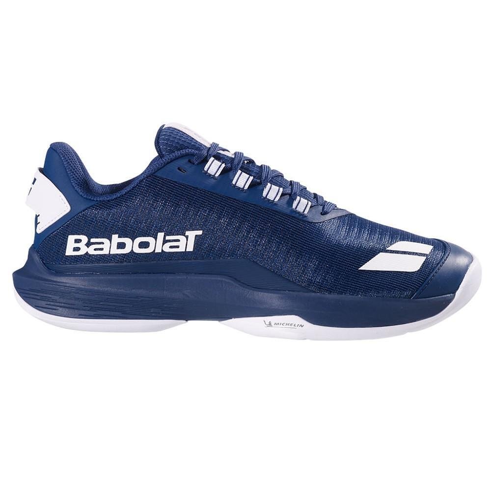 Pantofi de tenis pentru bărbați Babolat JET TERE 2 PREMIUM AC D.ARK BLUE - pantofi de tenis ușori pentru joc rapid și stabilitate
