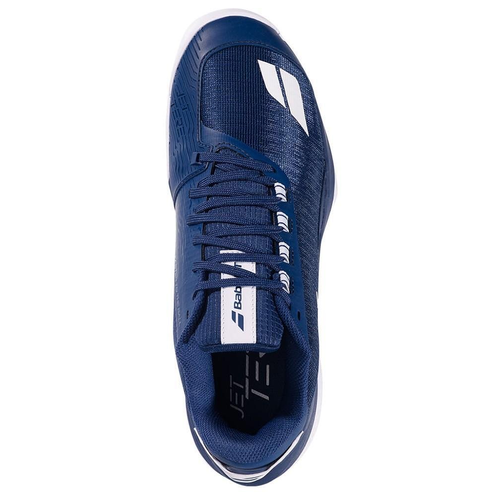 Pantofi de tenis pentru bărbați Babolat JET TERE 2 PREMIUM AC D.ARK BLUE – pantofi de tenis ușori pentru joc rapid și dinamic