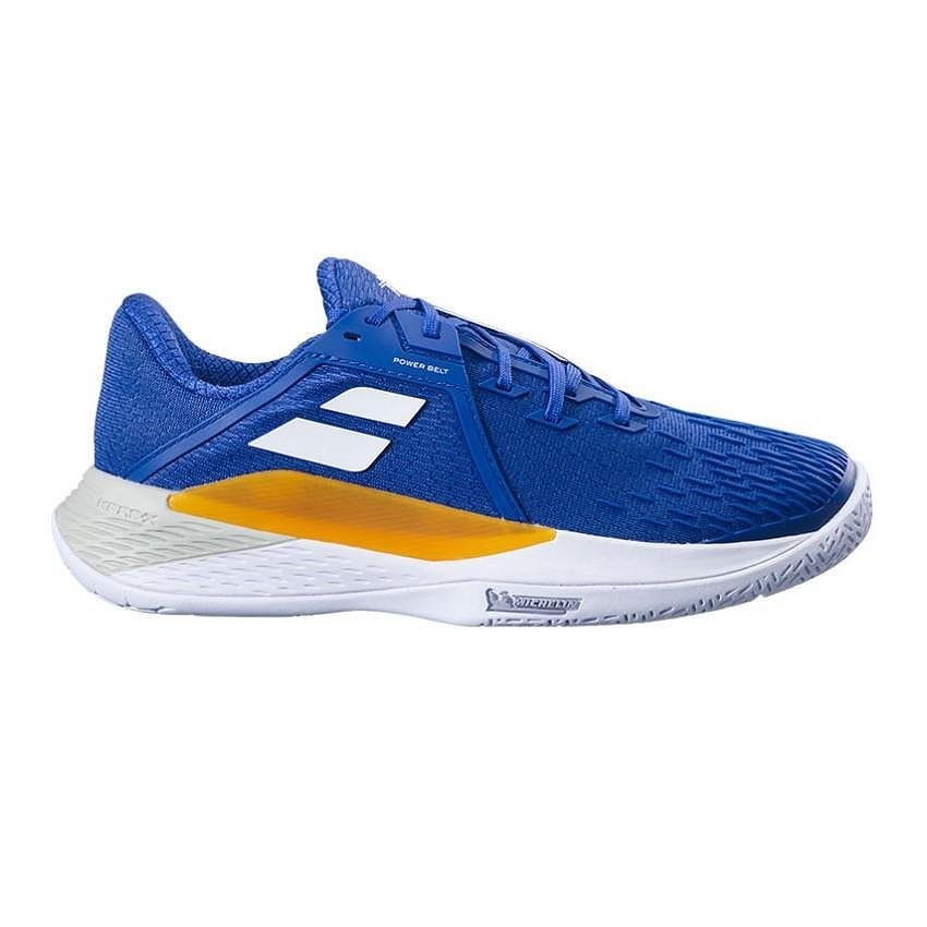 Мъжки маратонки Babolat PROPULSE FURY 3 AC MOMBEO BLUE - стабилни тенис маратонки за интензивна игра