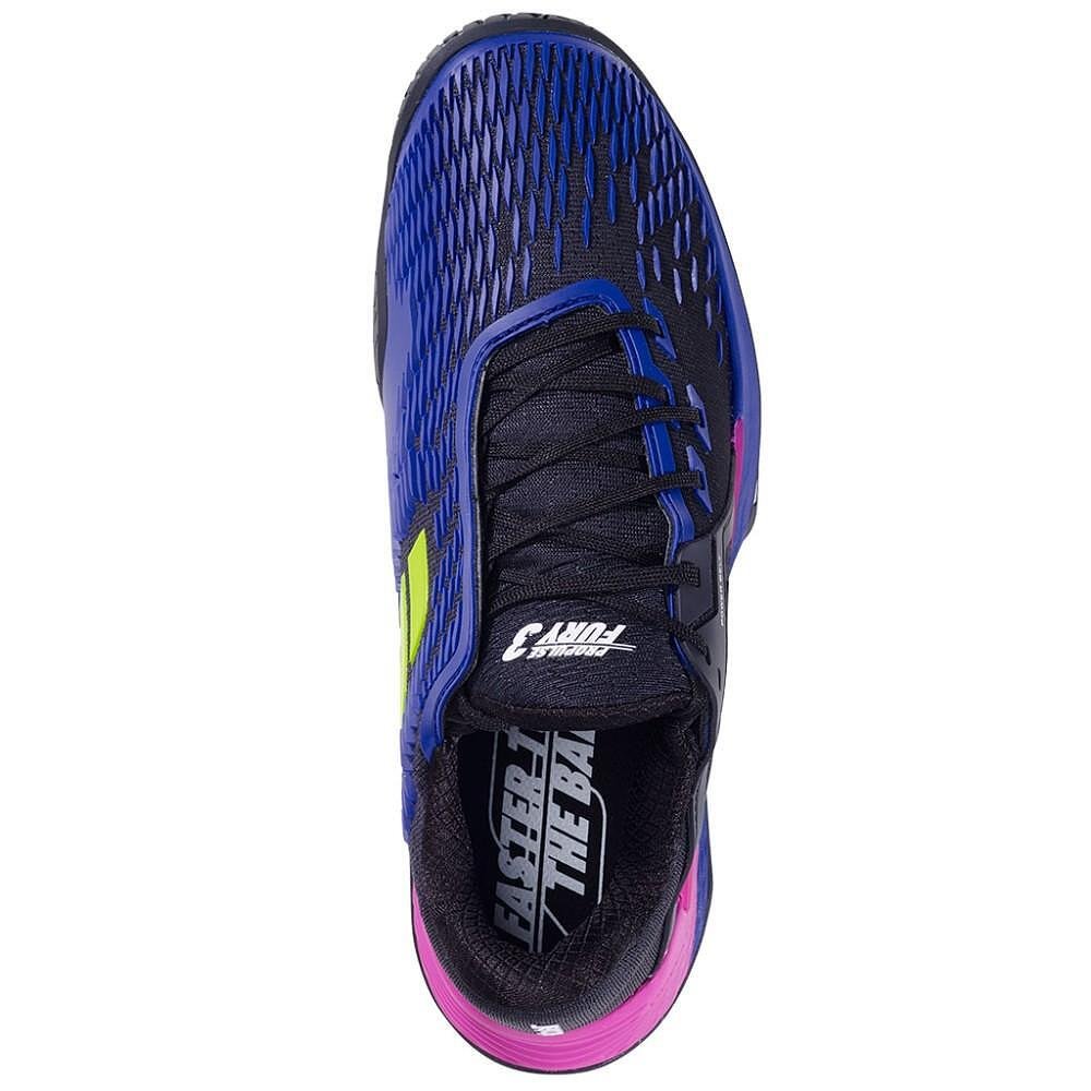 Pantofi sport pentru bărbați Babolat PROPULSE FURY 3 ALL COURT - negru, albastru închis pentru tenis, stabilitate și putere pe teren