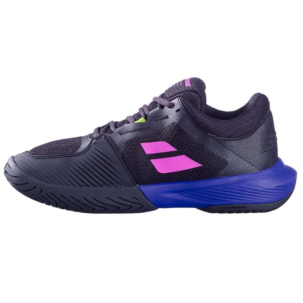 Pantofi sport bărbătești Babolat SFX 4 ALL COURT - BLACK, DARK BLUE, pantofi de tenis pentru confort și stabilitate