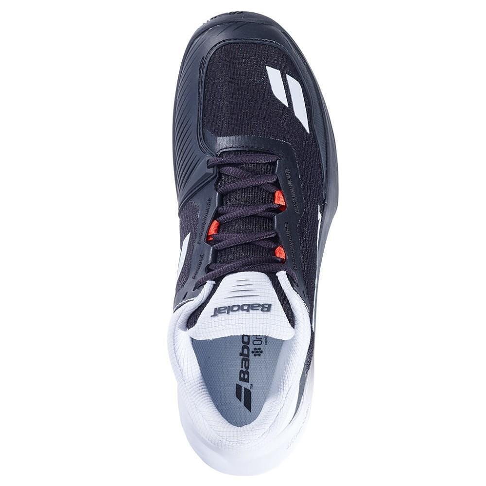 Pantofi de tenis pentru bărbați Babolat SFX 4 CLAY BLACK / ILLUSION BLUE – pantofi de tenis confortabili Babolat pentru stabilitate și confort