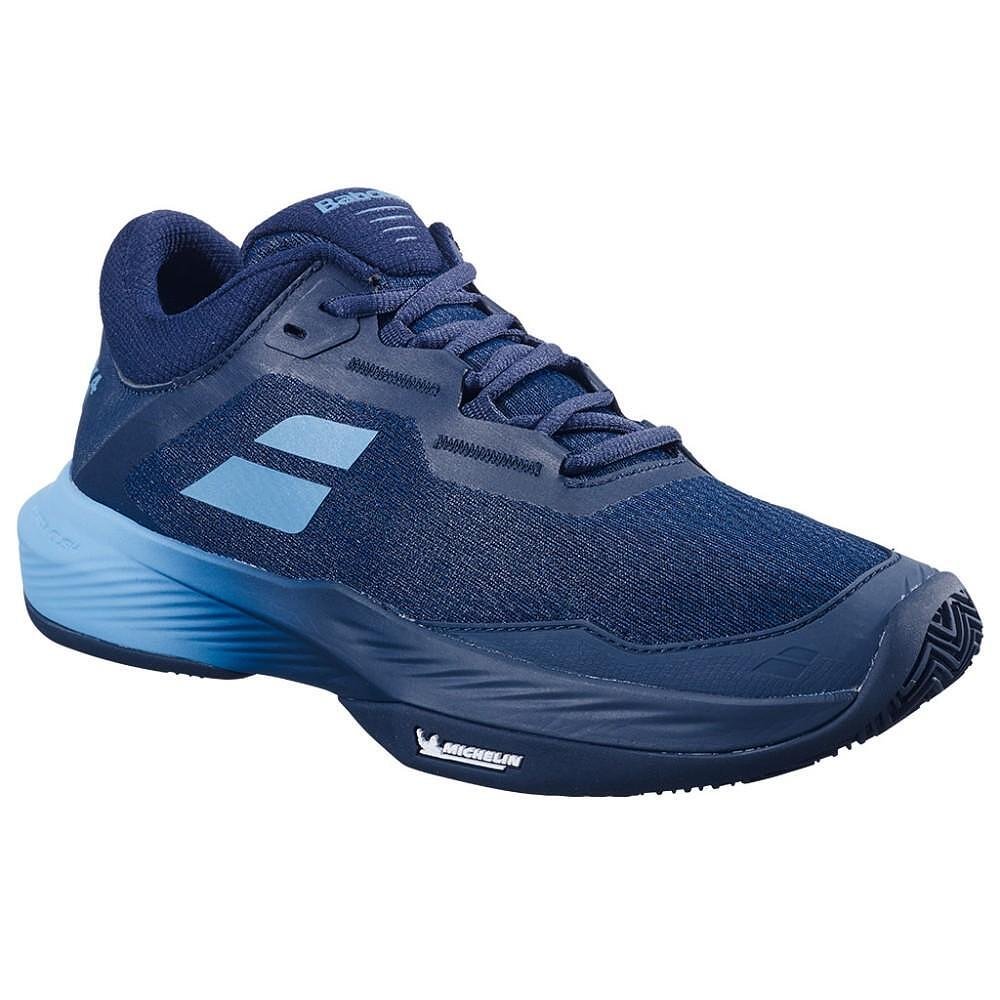 Pantofi sport pentru bărbați Babolat SFX 4 CLAY MEN - drive blue – pantofi de tenis confortabili pentru teren de zgură, cu confort și stabilitate.