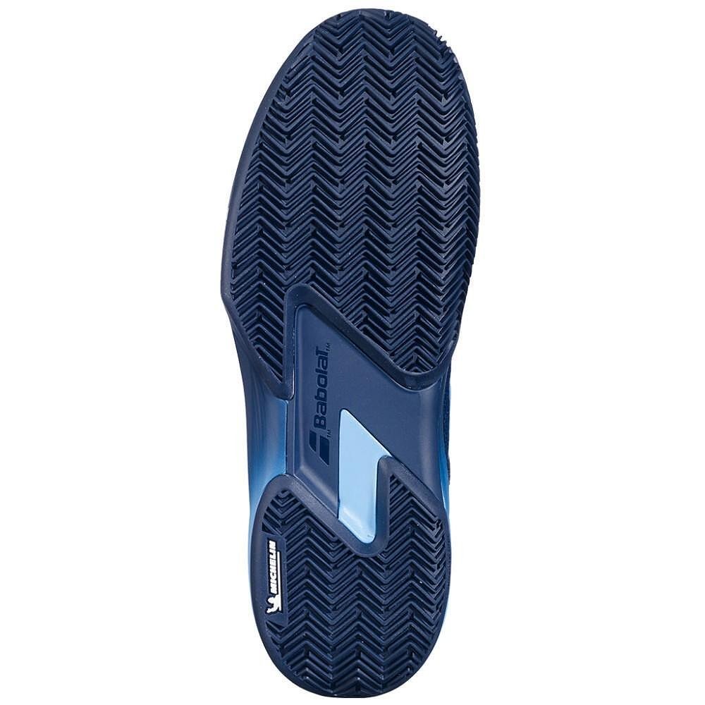 Pantofi sport pentru bărbați Babolat SFX 4 CLAY MEN - drive blue, cu talpă pentru zgură pentru confort și stabilitate la tenis.