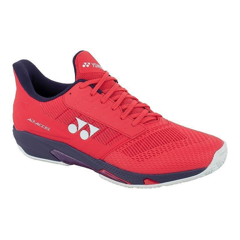 Adidași bărbătești Yonex PC AD-ACCEL Sunset Red pentru tenis și padel, ușori, stabili și comozi pentru joc rapid.