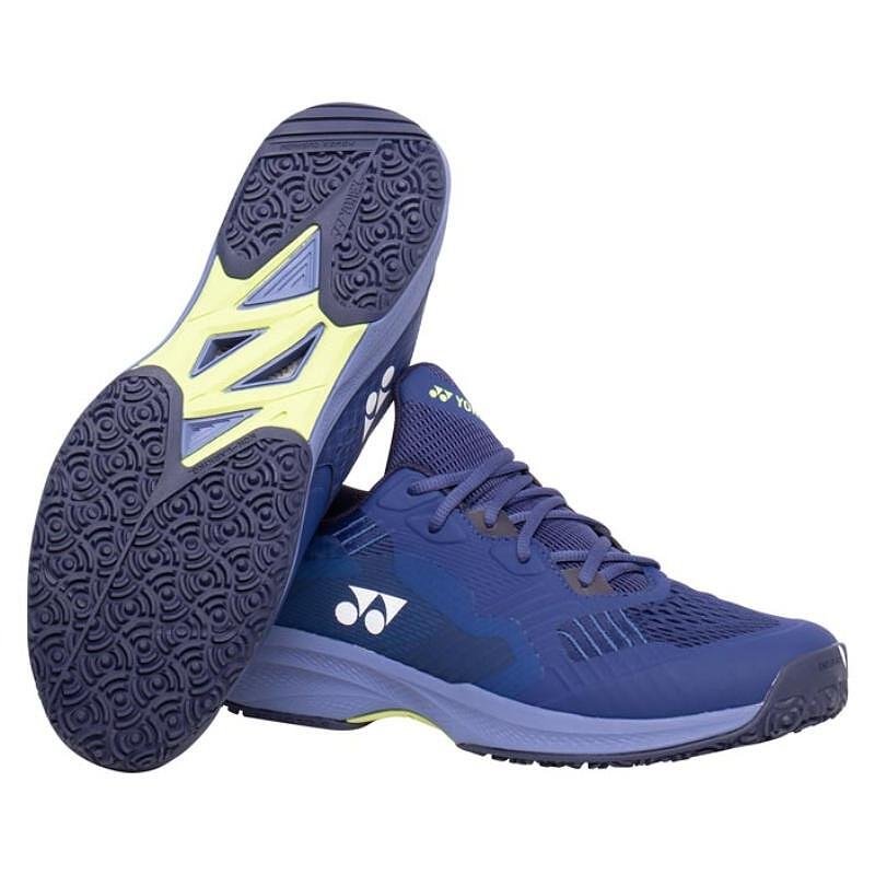 Pantofi sport bărbătești Yonex PC Sonicage CL Navy Blue, pantofi de tenis comozi pentru stabilitate, confort și control pe teren.
