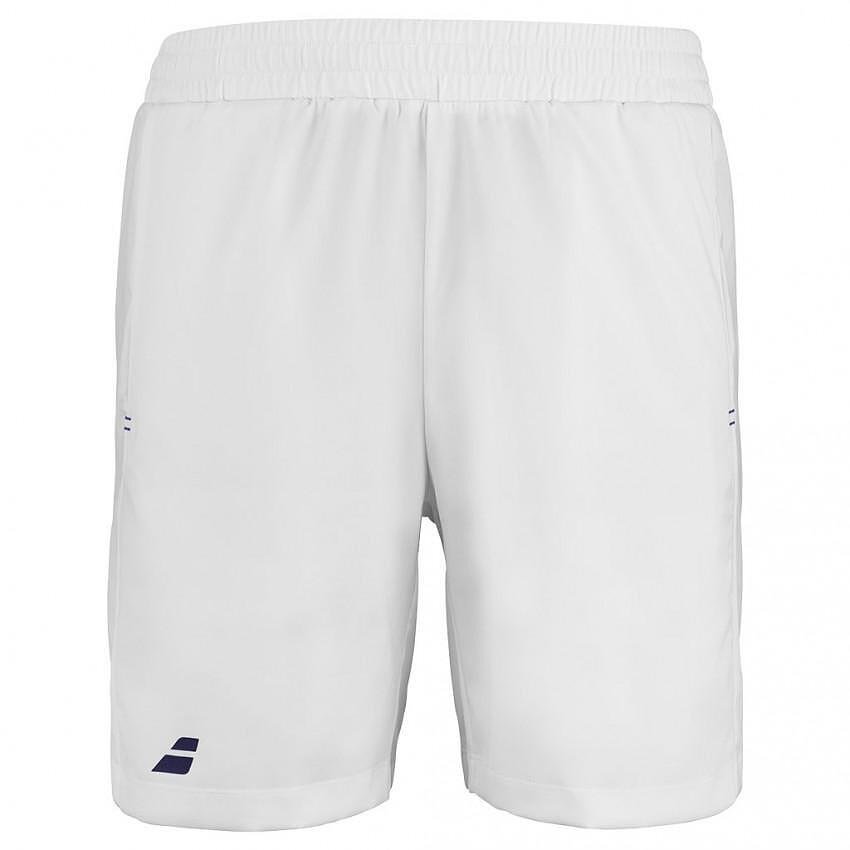 Men's shorts Babolat PLAY SHORT MEN 2024 - white – white tennis shorts for comfort and freedom of movement