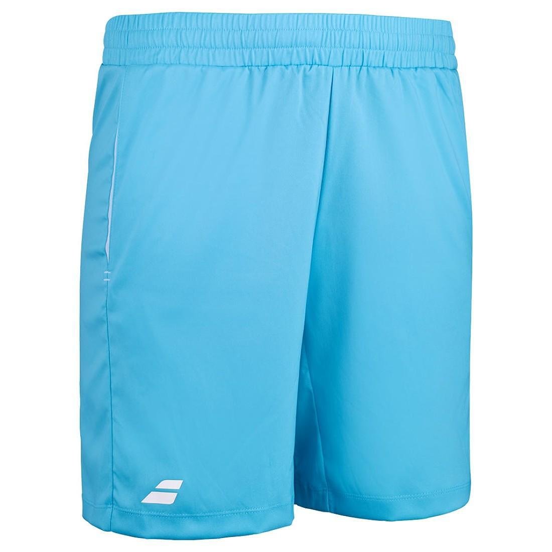 Men's Babolat PLAY SHORT MEN 2024 shorts - cyan blue, lightweight tennis shorts for comfort and freedom of movement