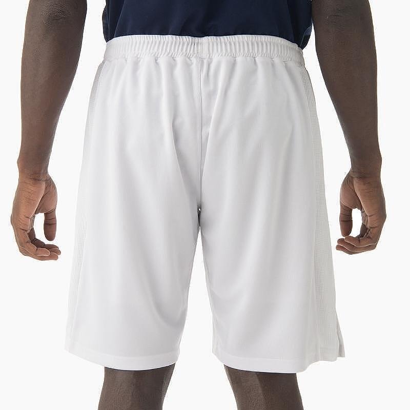 Men's Yonex Men's Club Team White shorts – white sports shorts made from 100% durable polyester for tennis and padel