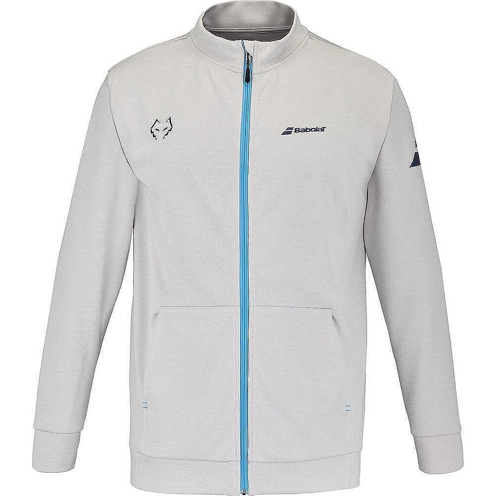 Padel jacket BABOLAT JACKET J. LEBRON VAPOR HTHR 2025 - lightweight sporty jacket by Babolat with zipper and pockets