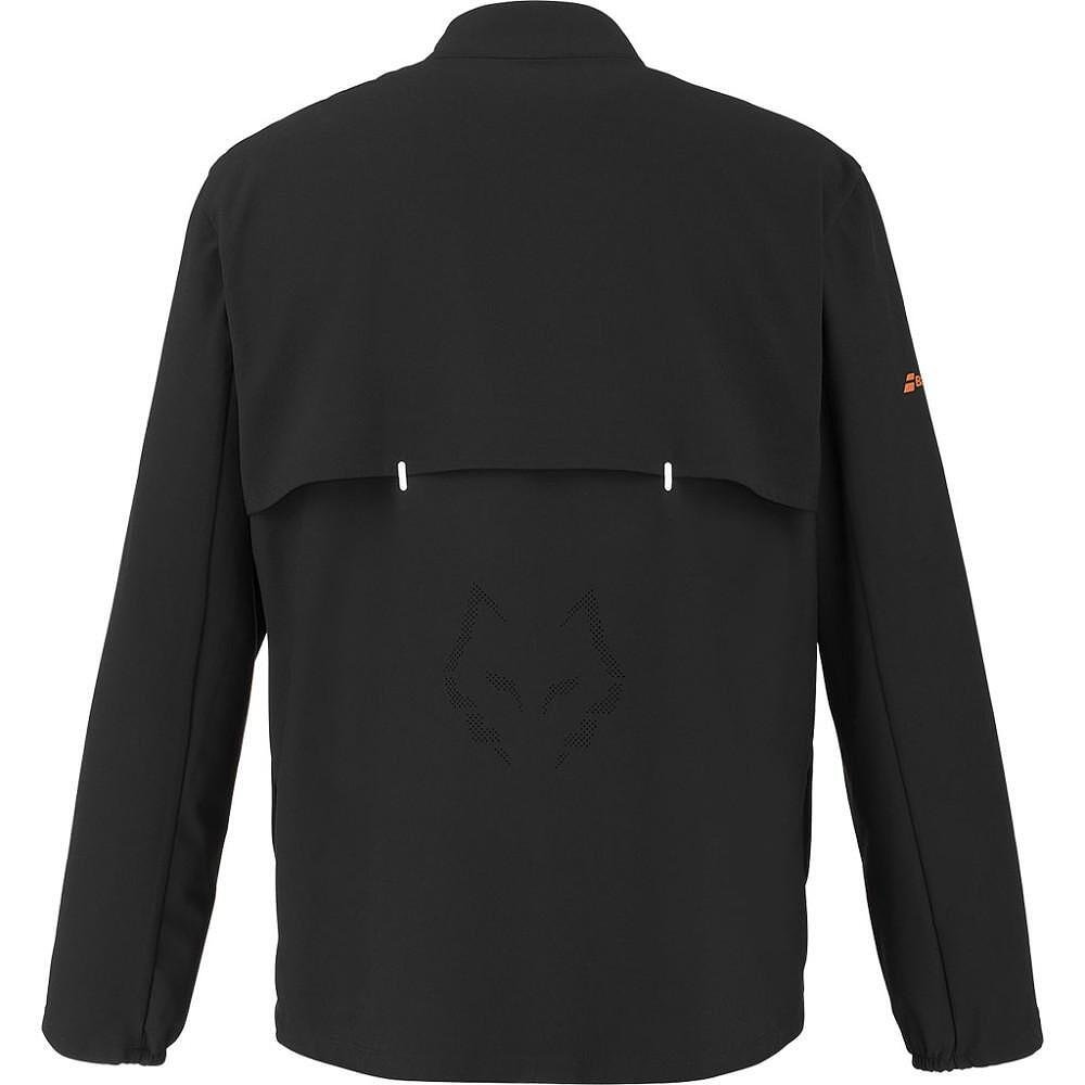Babolat JUAN LEBRON 2026 men's jacket - black – a lightweight and comfortable padel jacket with pockets and a stylish look.