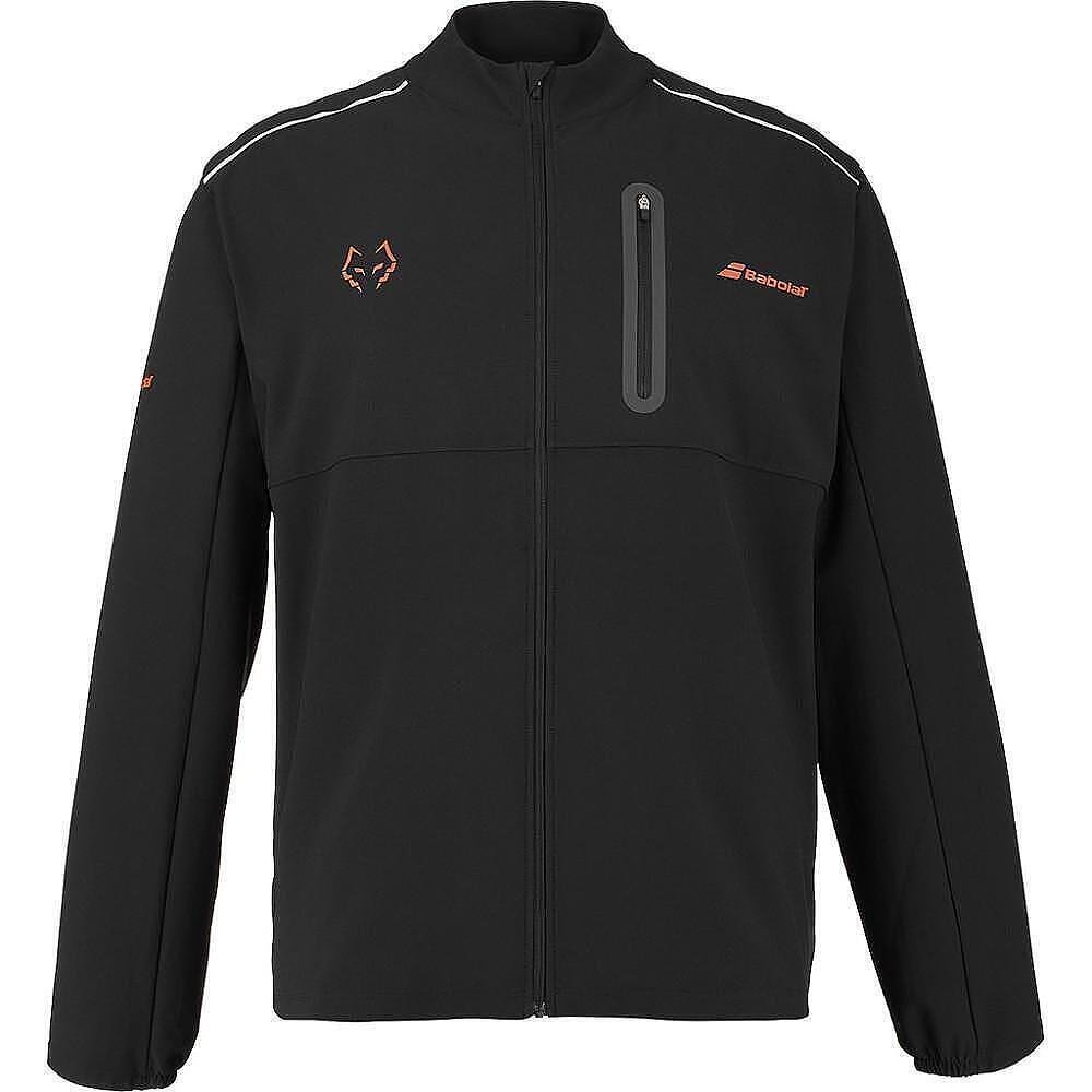 Babolat JUAN LEBRON 2026 men's jacket - black for padel, lightweight and stylish, with pockets and comfort on the court