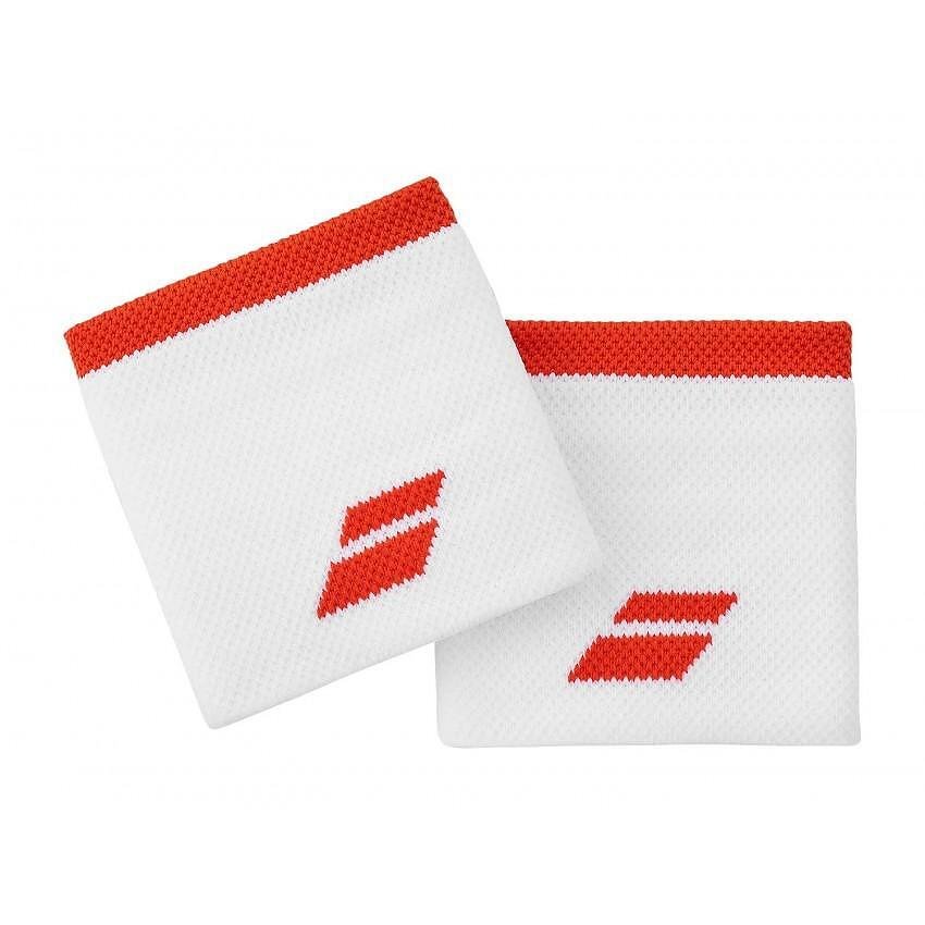 Накитници Babolat LOGO WRISTBAND - бял, червен
