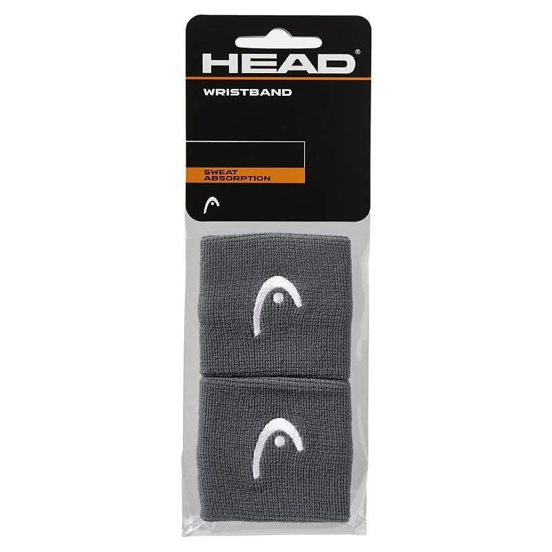 Накитници Head 2.5“ - anthracite: компактни спортни накитници за тенис, падел ракети и тенис екипировка.