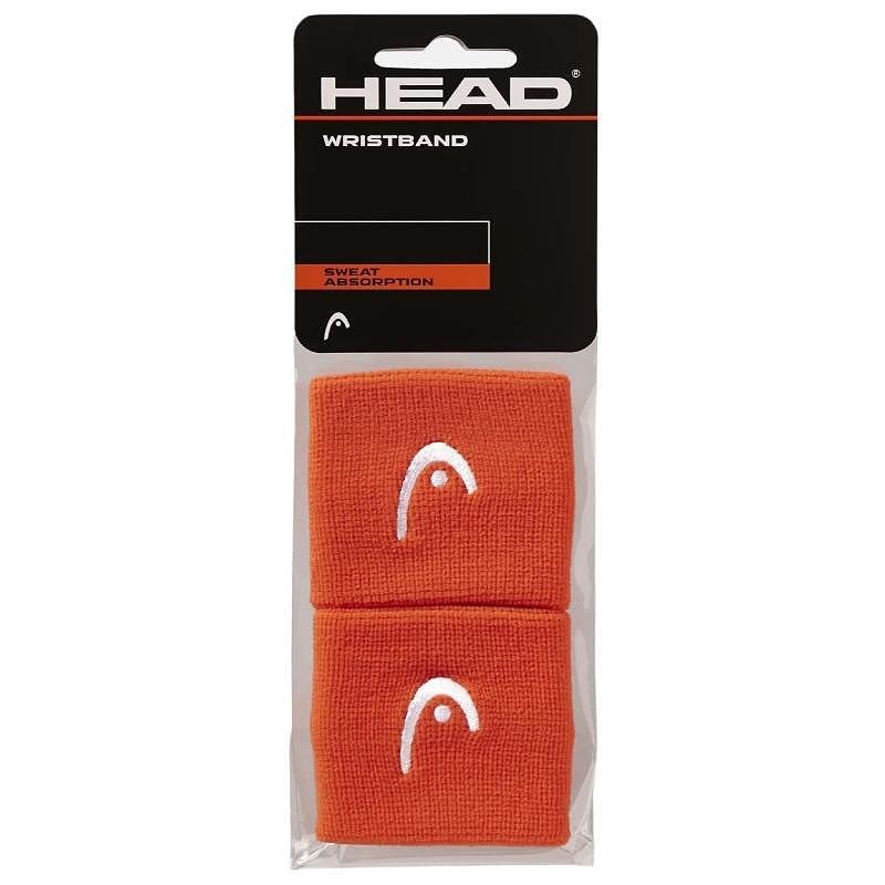 Накитници Head 2.5“ - orange – оранжеви спортни накитници HEAD за тенис, падел ракети и тенис екипировка