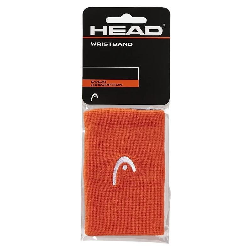 Накитници Head 5'' - orange за попиване на потта и комфорт при тенис, падел ракети, ракета за падел