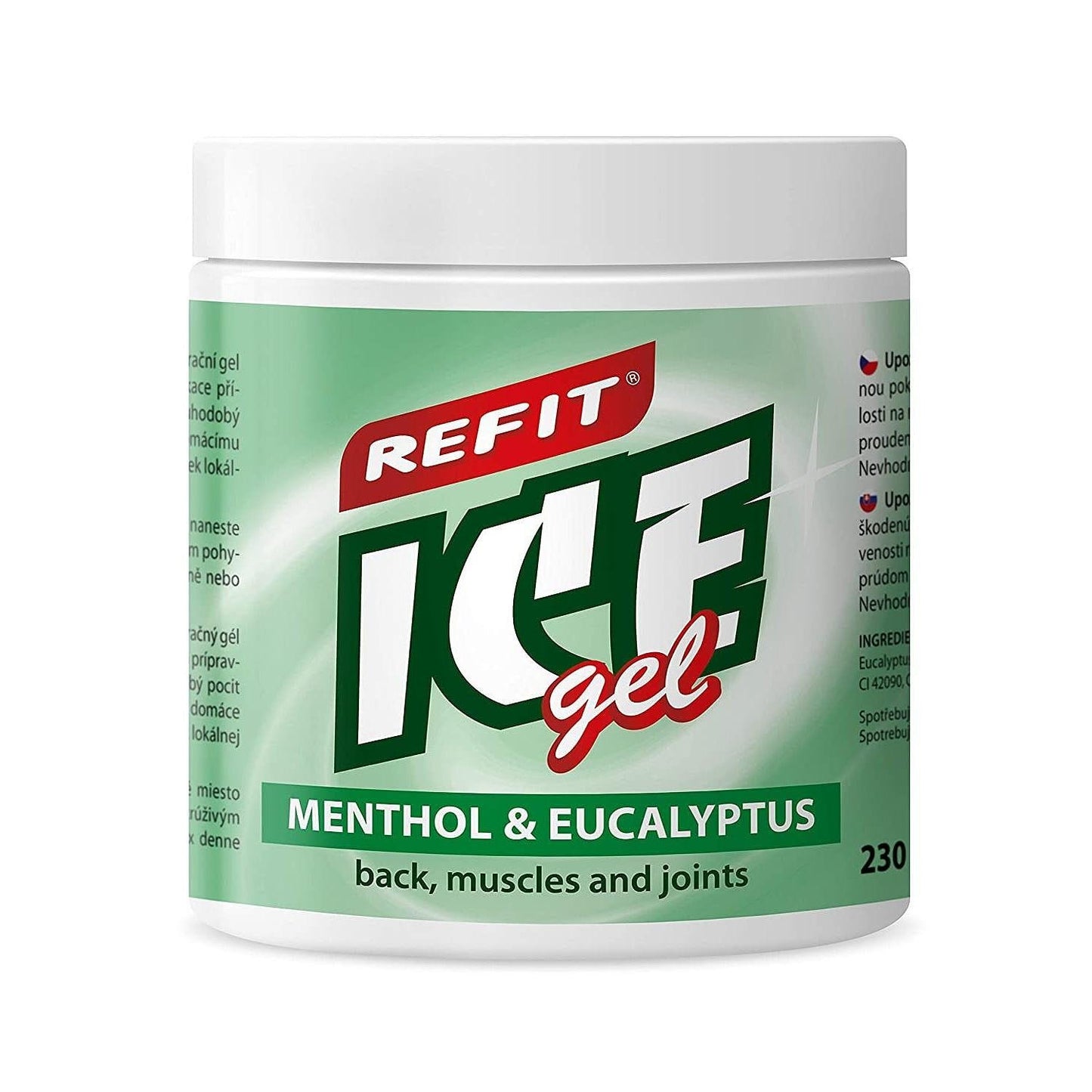 Cooling gel Refit Ice Gel Menthol & Eucalyptus 230 ml