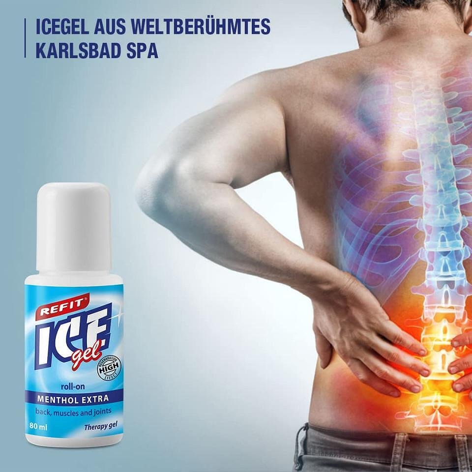 Cooling gel Refit Ice Gel Menthol Extra 80 ml