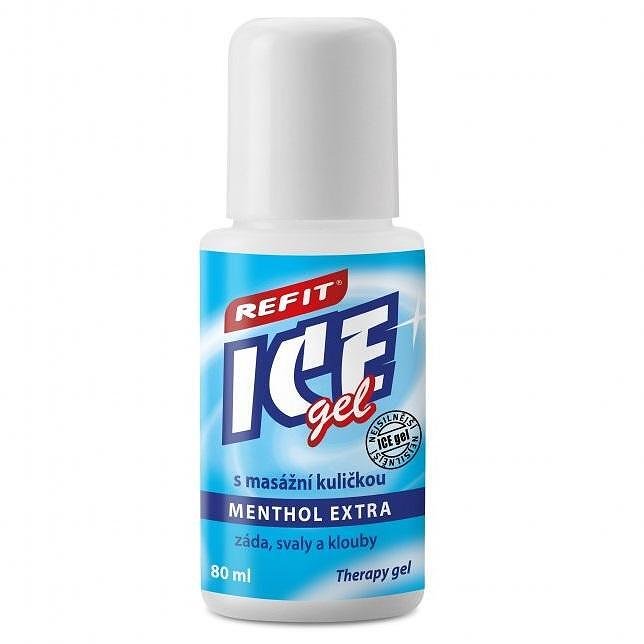 Cooling gel Refit Ice Gel Menthol Extra 80 ml Roll-on
