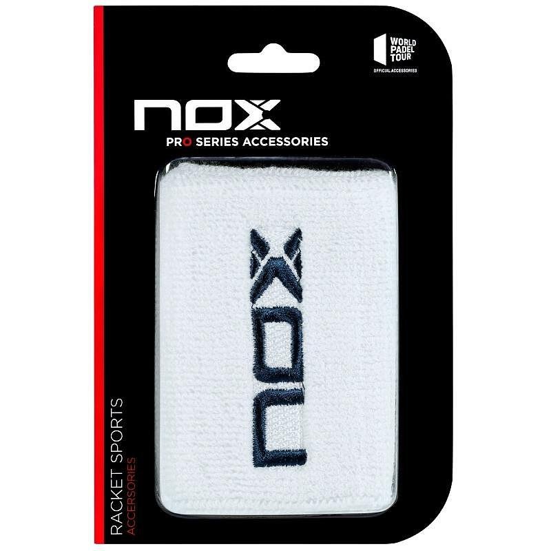 NOX White Padel Wristbands