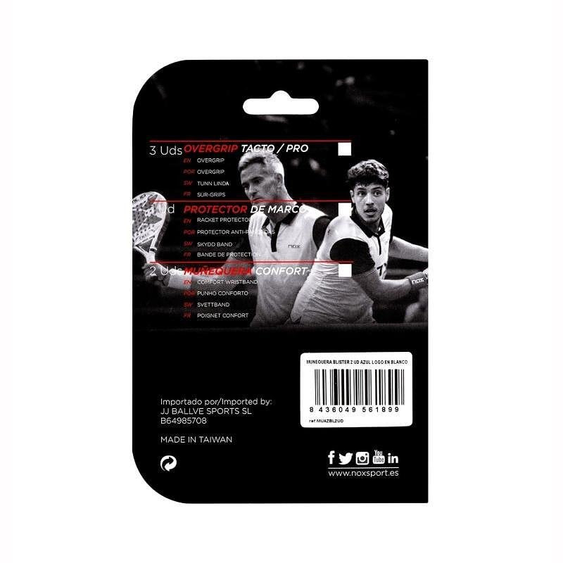 NOX Blue Padel Wristband