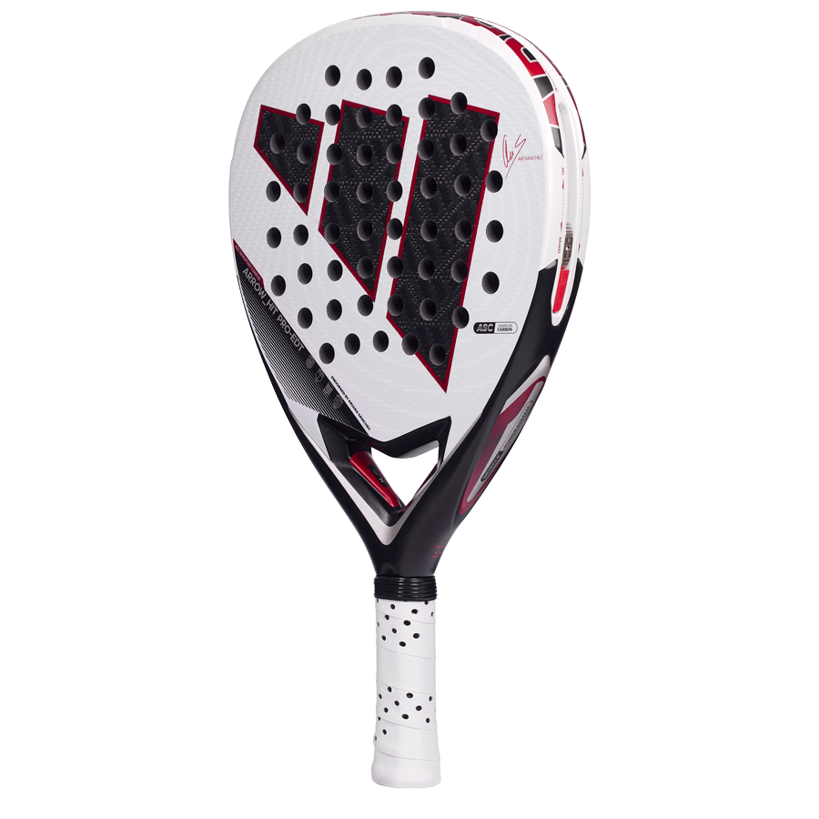 Adidas Arrow Hit Pro EDT 2026 padel racket– limited padel racket with a diamond shape, ASC Carbon construction, Eva Soft Performance core, and adjustable balance for professional players