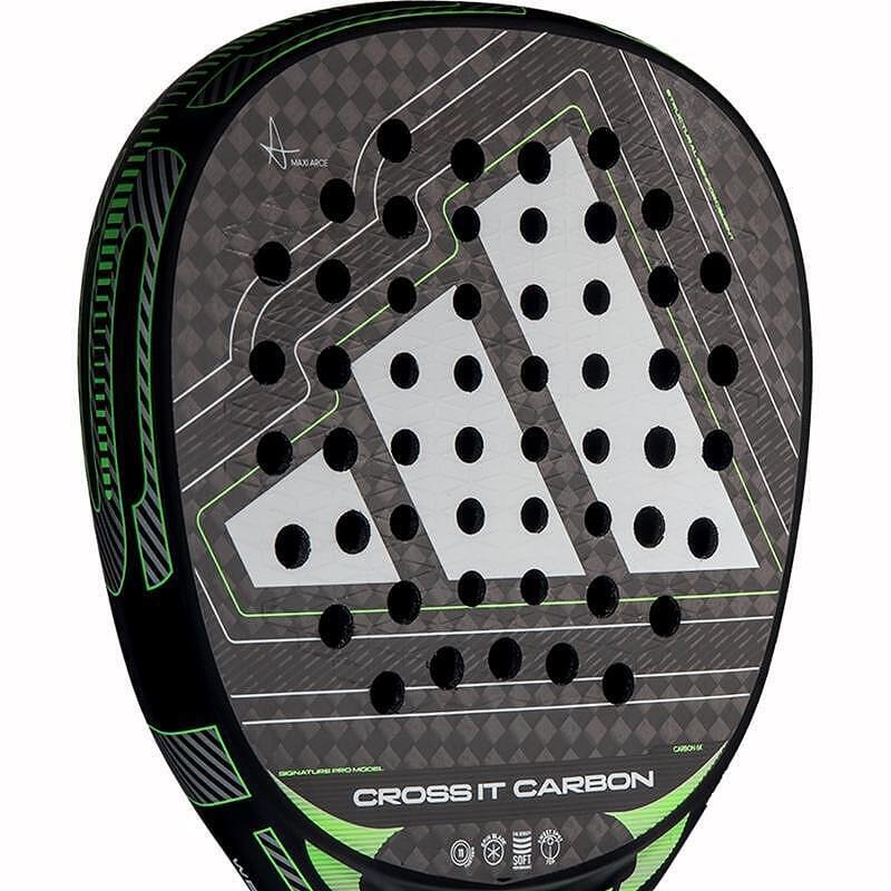 Rachetă de padel Adidas Cross It Carbon 2026 - formă diamant, carbon 6K, rachetă profesională pentru putere și control