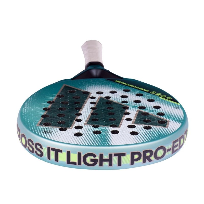 Adidas Cross It Light Pro EDT 2026 padel racket - a limited-edition padel racket with a round shape, even balance, 24K Aluminized Carbon and Eva Soft Energy for maximum control and maneuverability.