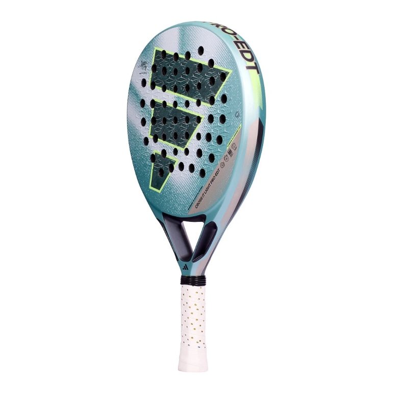 Adidas Cross It Light Pro EDT 2026 padel racket - a limited-edition padel racket with a round shape, even balance, 24K Aluminized Carbon and Eva Soft Energy for maximum control and maneuverability.