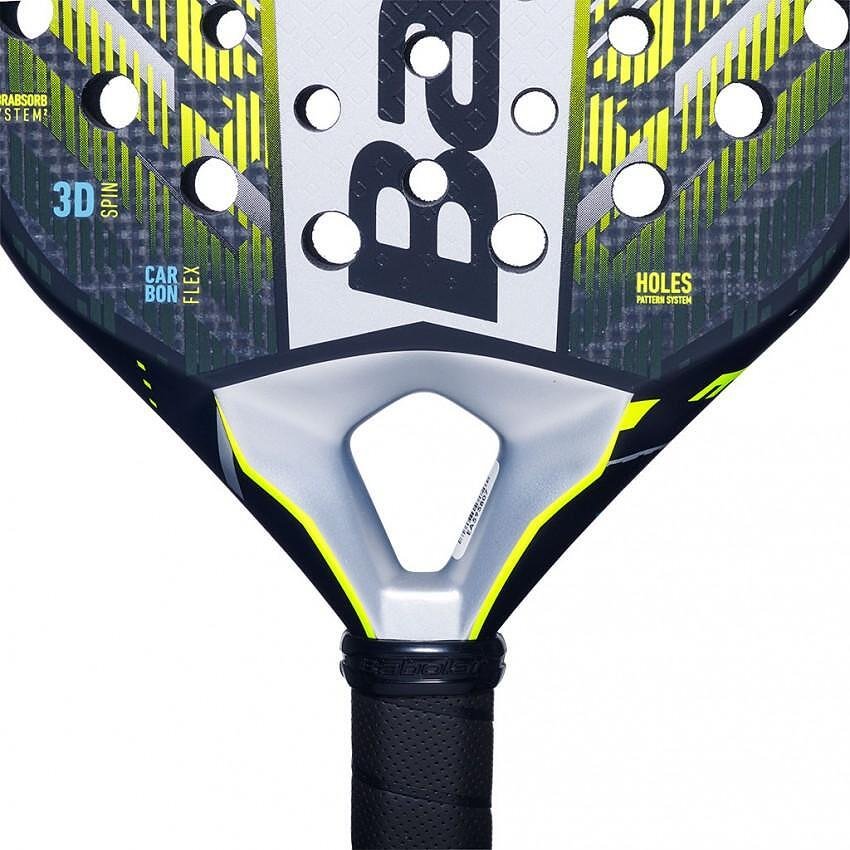 Rachetă de padel Babolat COUNTER VERON 2.5 2025 pentru control și putere, Carbon Flex, nucleu EVA, stabilitate în atac