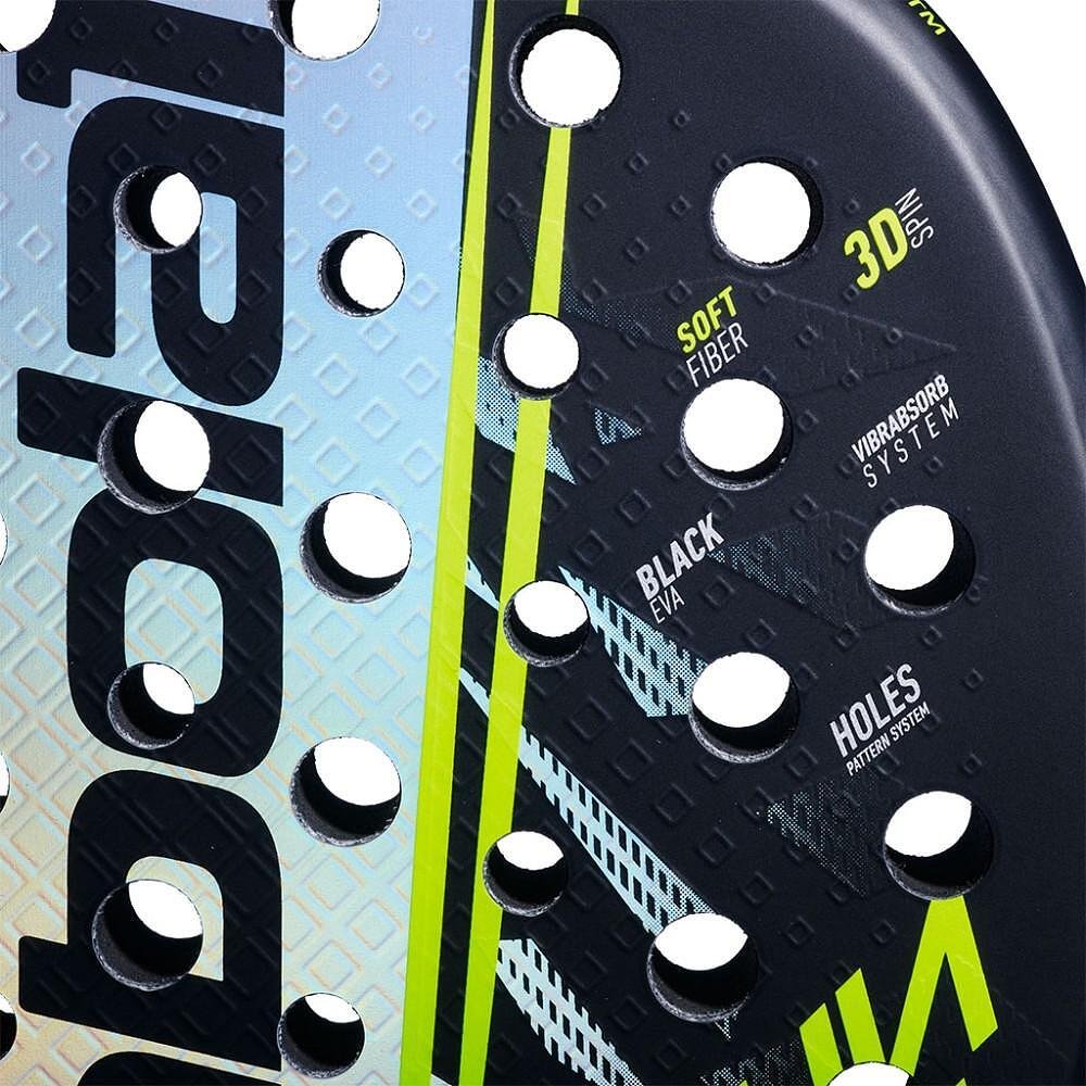 Rachetă de padel Babolat COUNTER VERTUO 2.6 pentru joc precis, confort și control, cu suprafață din fibră de sticlă