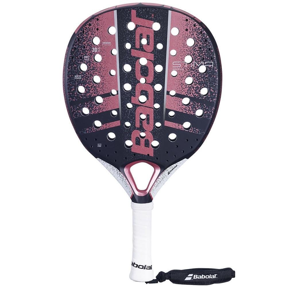 Rachetă de padel Babolat STIMA SPIRIT – rachetă de padel ușoară pentru femei, pentru confort, putere ușoară și manevrabilitate excelentă.