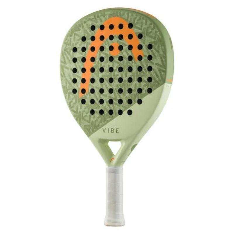Padel racket Head VIBE 2026 - green, orange - a light and comfortable padel racket for beginners with excellent control and power