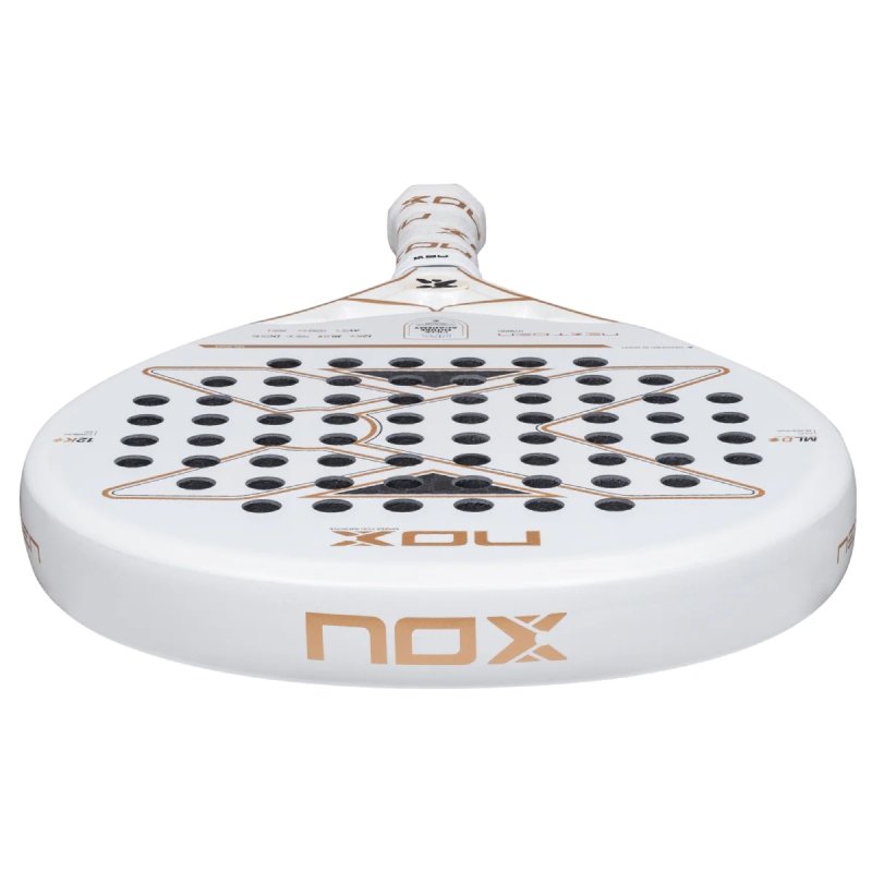 NextGen Pro Hybrid 12K NFA padel racket– professional padel racket with a hybrid shape, Carbon 12K, HR3 Black EVA and EOS Flap for an excellent balance between control and power.