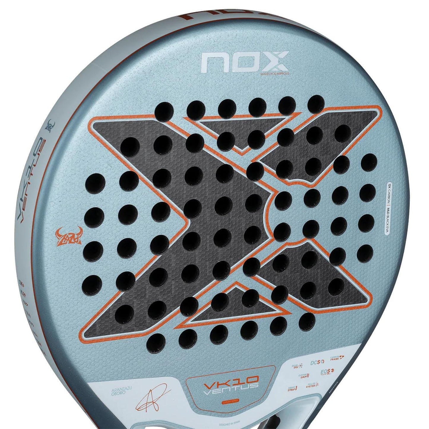 Rachetă de padel NOX VK10 Ventus Control 12K 26