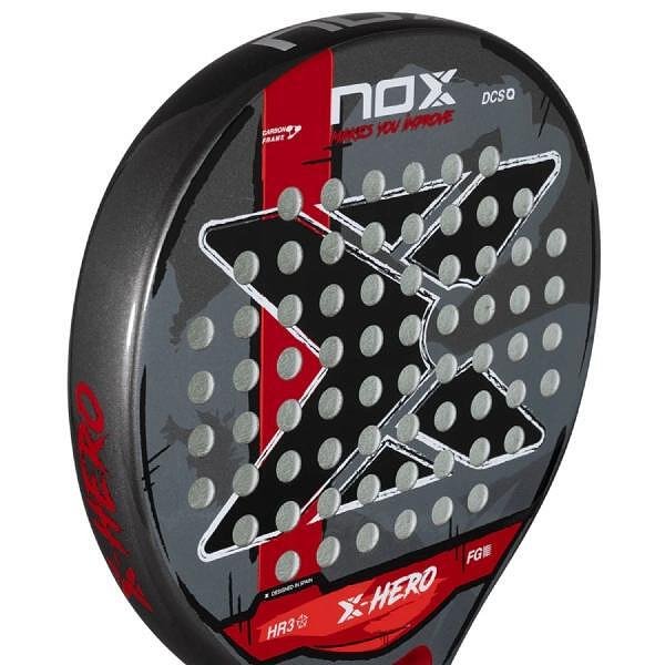 Падел ракета NOX X-Hero - white-Copy