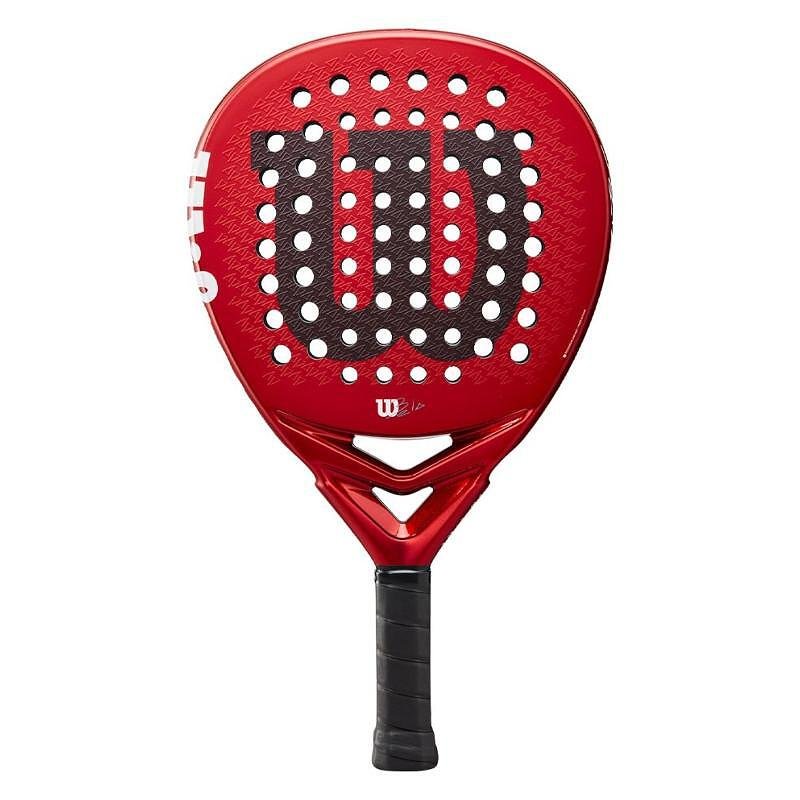 Rachetă de padel Wilson Bela Pro V2.5 – rachetă roșie de padel cu suprafață din carbon și control precis