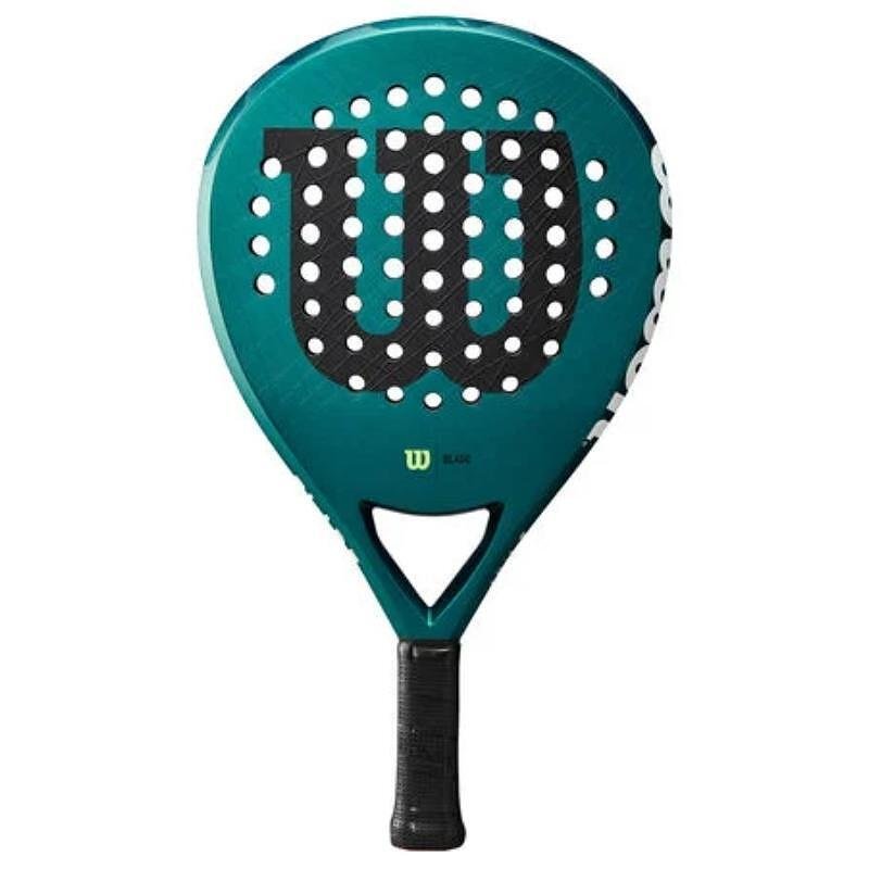 Rachetă de padel Wilson Blade V3 pentru jucători ofensivi, formă de picătură, putere explozivă și stabilitate