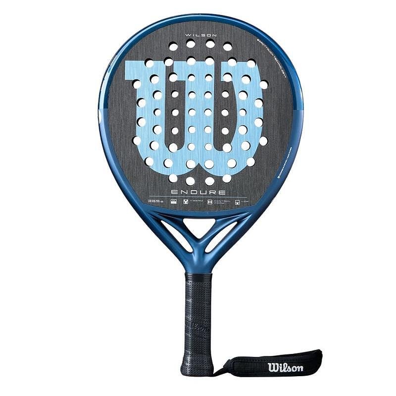 Rachetă de padel Wilson Endure V1 cu formă rotundă, echilibru scăzut și control pentru un joc confortabil și stabil